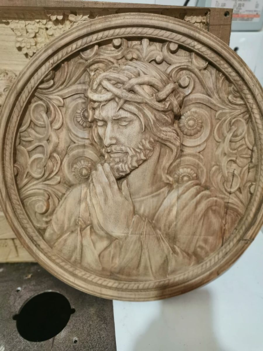 Christ, in a roundel