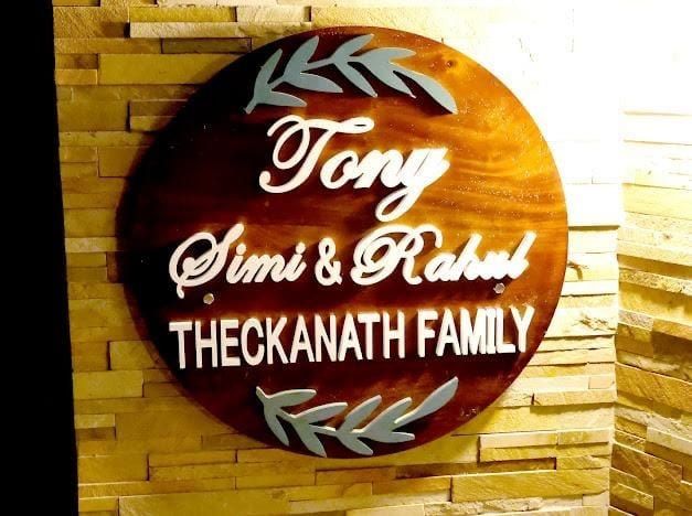 Family nameboard