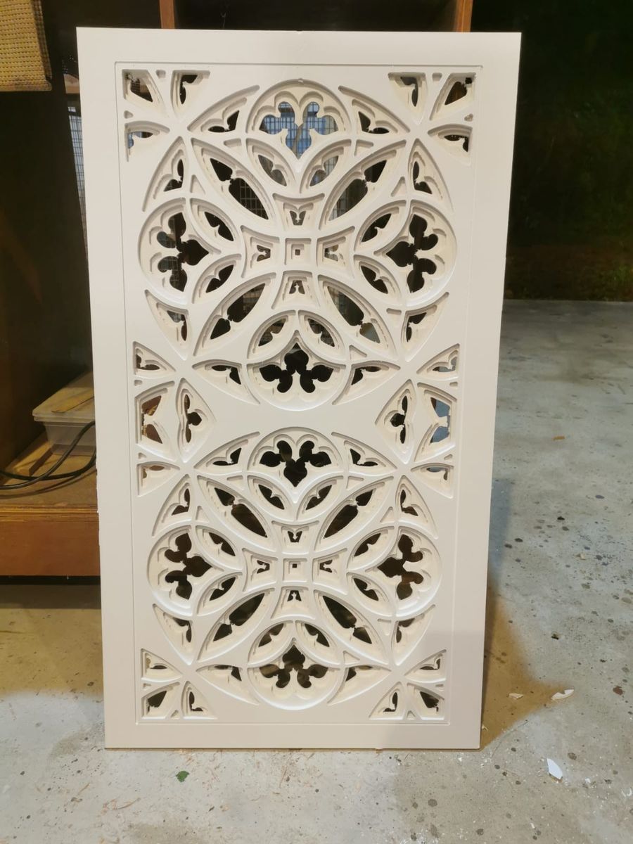 Gothic tracery screen