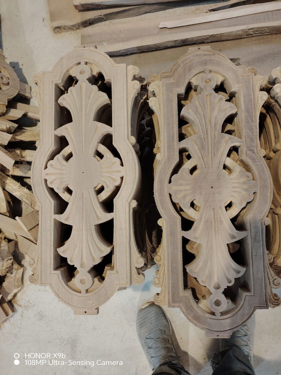 Pierced ornament panels