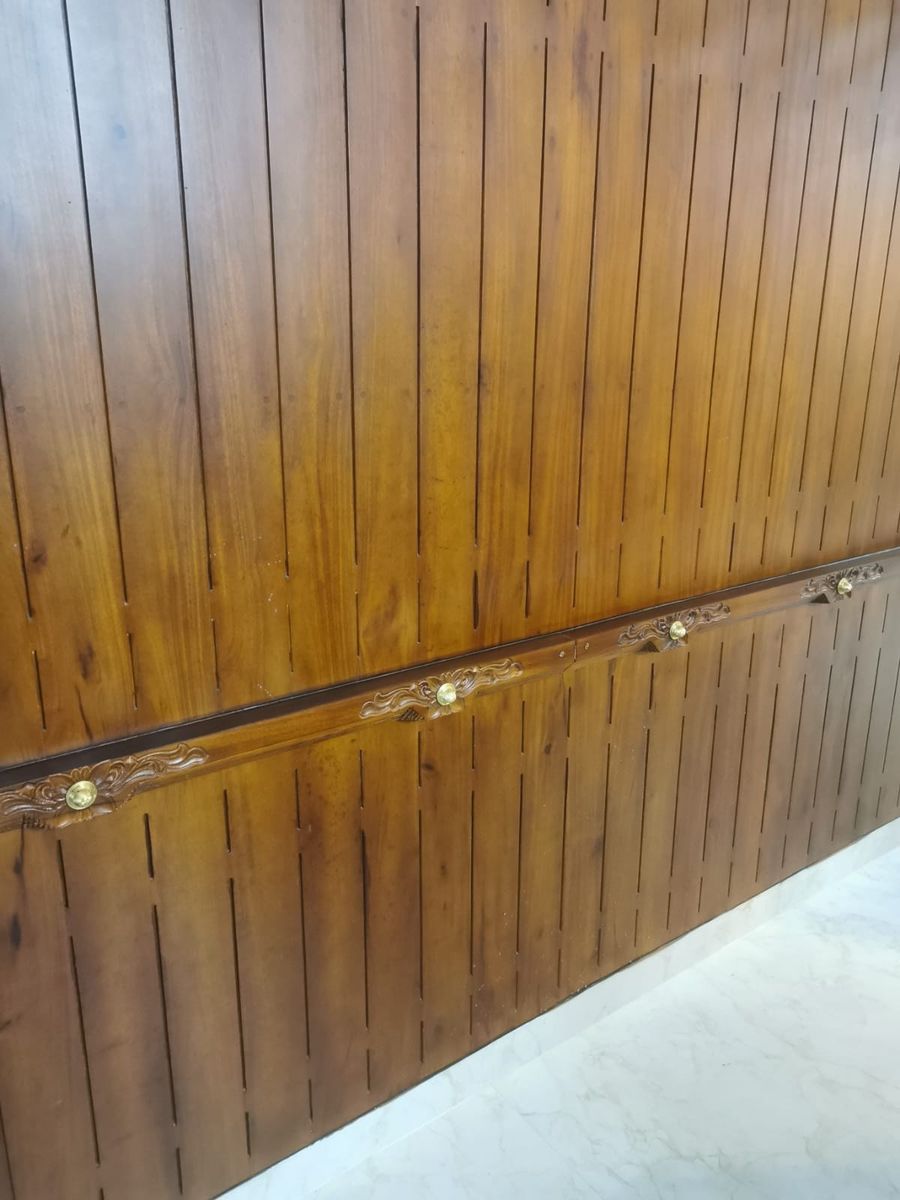 A panelled wall