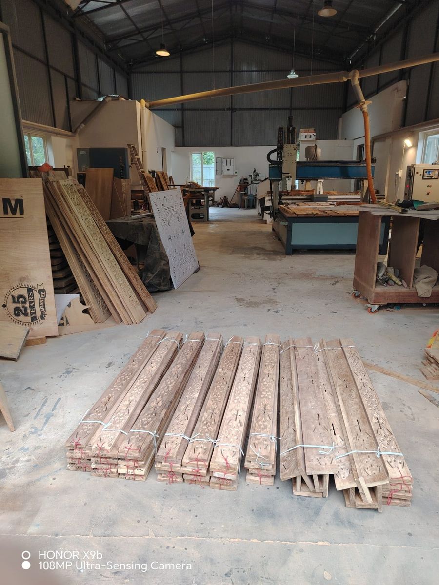 The workshop floor