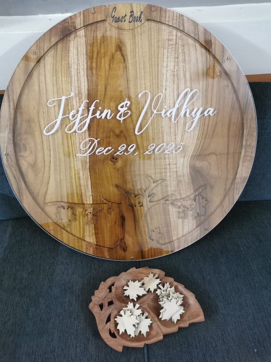 Wedding guest board