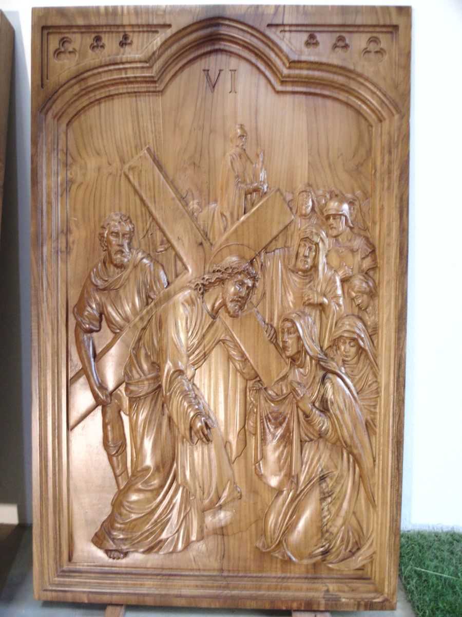 Veronica wipes the face of Jesus