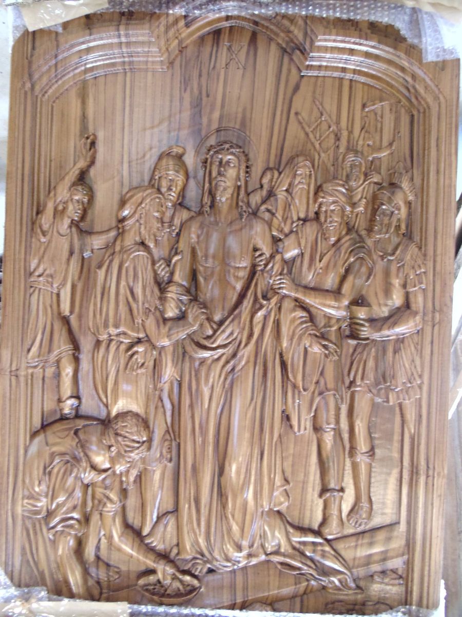 Jesus is stripped of his garments